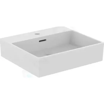 Umyvadlo Ideal Standard Extra Umyvadlo na desku 50x45 cm, s přepadem, otvor pro baterii, bílá, T388401