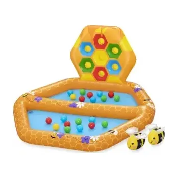 Bazén Bestway 52639 Nafukovací bazén se včelkami + míčová hra