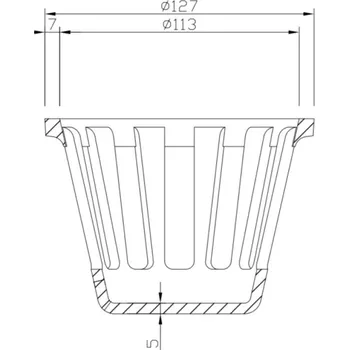 Kanalizační potrubí Košík - náhradní díl pro LSS dyje® 100