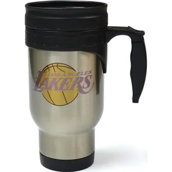 Termohrnek Termohrnek 450 ml s otevřeným uchem - stříbrný sublimace termotransfer