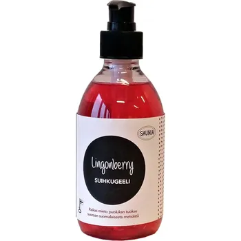 Koupelová kosmetika SAUNIA - Sprchový gel s brusinkovou vůní, 300ml