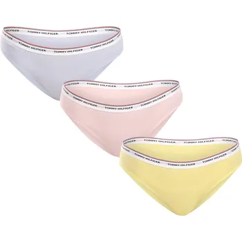 Kalhotky 3PACK dámské kalhotky Tommy Hilfiger vícebarevné (UW0UW04895 0VQ) XL UW0UW04895 0VQ Možnost vrácení zboží ZDARMA do 120 dnů!