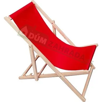 Zahradní lehátko FORTUS Zahradní lehátko klasik - červené