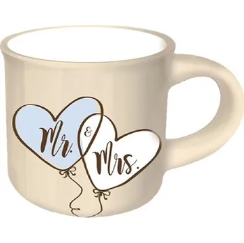 Nekupto Dárkový mini hrneček - Mr & Mrs