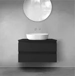 Oltens Vernal skříňka 80x45.6x47 cm pod umyvadlo závěsná černá 60001300