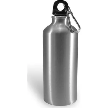 Láhev Turistická láhev hliníková 500 ml - stříbrná sublimace termotransfer