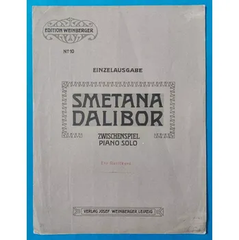 Bedřich Smetana - Dalibor klavír