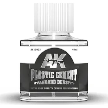 AK Interactive AK AK12003 PLASTIC CEMENT STANDARD DENSITY (40ml)