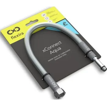 Flexira XCONNECT AQUA připojovací hadice G3/8“-M10x1 L, 30cm, bateriová, nerez, dlouhý závit