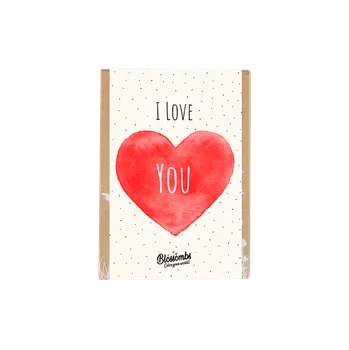 Kosmetická sada Semínkové bomby - dárková sada mini "Miluji tě" Blossombs 4ks