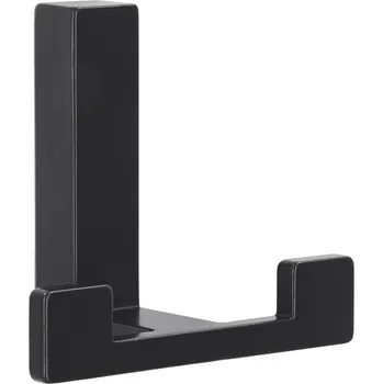 Věšák Šatní háček, 70 × 40 × 61 mm, kov, černý&nbsp;2325/PB12