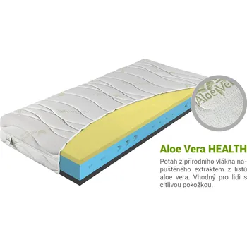 Matrace Wilsondo Ortopedická matrace Elcapitan 100x200 se švýcarskou pěnou Potah: AloeVera