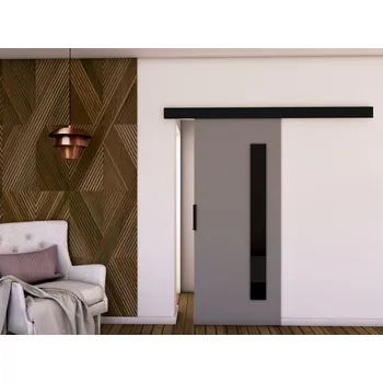 Interiérové dveře Posuvné dveře STANDART MIX G90, Šedá/Černá