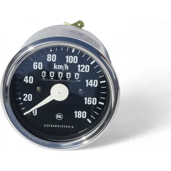 Motor pro motocykl Made in Czech Tachometr Jawa 634-640 chrom. rámeček - ORIGINÁL ČESKÝ