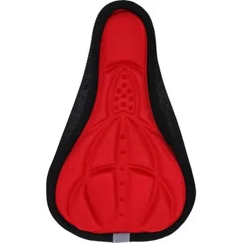 Sedlo na kolo Pohodlné 3D cyklo sedlo s pěnovou výplní - Červené