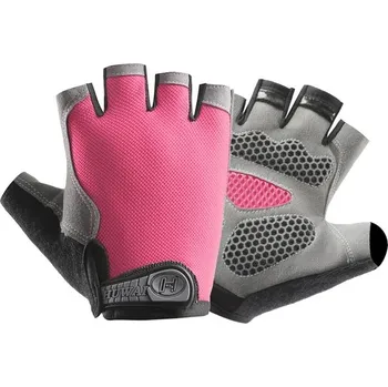Chránič rukou Cyklistické rukavice půlprstové prodyšné MTB - Vylepšená růžová,L