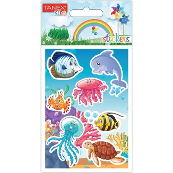 samolepka DOPRODEJ - Samolepky mořský svět mix, 14ks