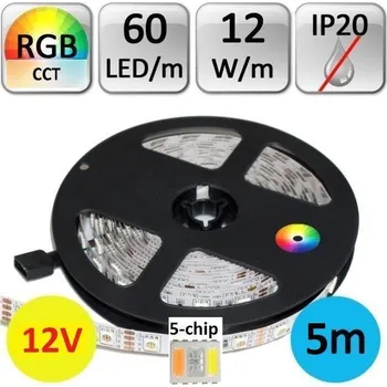 LED páska LEDLabs LED pásek 12W/m PRO 3Y 60 LED/m 5050 SMD RGB+CCT