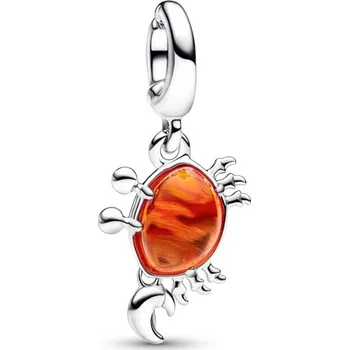 Oblečení a móda Pandora Hravý stříbrný přívěsek Krab Sebastian Disney 792694C01 + 2 měsíce na vrácení zboží