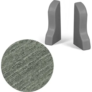 soklová lišta NOVÁK Koncovka k soklové liště MDF 40x20 Urban Driftwood, 1 pár M08-AMKO013