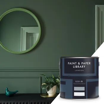 barva na zeď Paint & Paper Library Barva na štukovou zeď - Matná vysoce omyvatelná a odolná - 2,5L - Architects' Eggshell Odstíny: GLASS III (583)