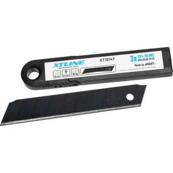 Pracovní nůž XTLINE Náhradní čepele | SK4 18 mm, 0,5 mm (bal/10ks)