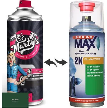Barva ve spreji Barva ve spreji RAL 6028 stupeň lesku Pololesk kvalita laku 1K Akrylátový lak