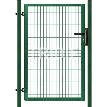 brána Branka s 3D drátěným panelem / ZELENÁ / šířka 1000 mm / + 2 ks sloupků ZDARMA