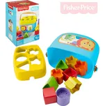 FISHER PRICE Baby moje první vkládačka set kyblík + 10 kostek plast pro miminko