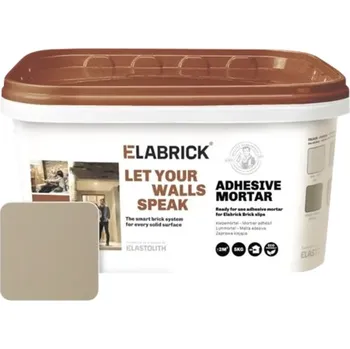 Průmyslové lepidlo Lepidlo na obkladové kameny 5 kg pískově šedá Elastolith