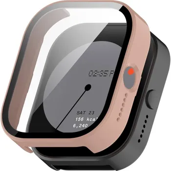 VSECHNONAMOBIL 74399 PC FULL COVER Plastový kryt se sklem pro CMF Watch Pro růžový