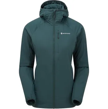 Dámská móda MONTANE WOMEN'S FIREBALL HOODIE Barva: deep forest, Velikost: UK14/L