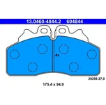Sada brzdových destiček, kotoučová brzda ATE 13.0460-4844.2