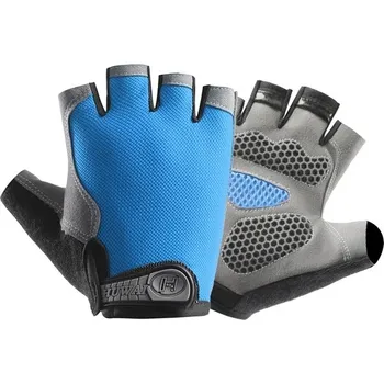 Chránič rukou Cyklistické rukavice půlprstové prodyšné MTB - Vylepšená tmavě modrá,XL