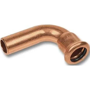 rozdělovač topení Sanha PRESS 6001A oblouk 90°, 28mm, s konci na vnitřní a vnější lisování, voda, měď