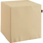 Sedák Cube - kostka pevná 40x40x40, vanilka, 40 x 40 x 40 cm, Loneta