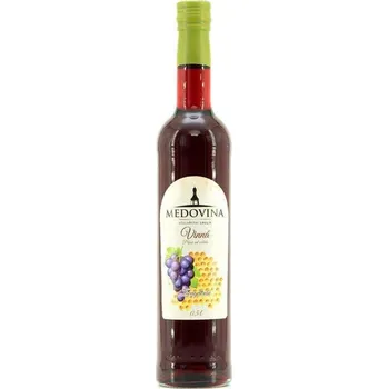 Medovina Včelařství Smolík - Medovina vinná (červená - Zweigeltrebe) - 0,5 l 15%, sklo