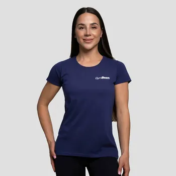 Dámské tričko GymBeam Dámské triko Basic Navy Blue XXL