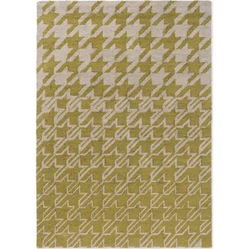 Koberec Vopi Outdoorový koberec Ted Baker Houndstooth mustard 455706 Brink & Campman (Varianta: 250 x 350)