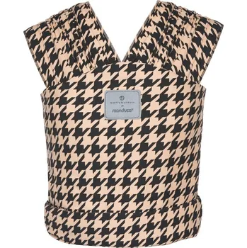 Šátek na nošení dítěte Manduca (Wickelkinder) bellybutton by manduca Sling PepitaBlack