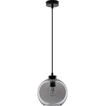 Kouřově šedé skleněné závěsné světlo Nova Luce Palmer 20 cm