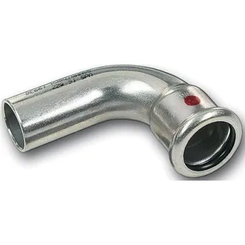 rozdělovač topení Sanha THERM 24001A oblouk 90°, 35mm, s konci na vnitřní a vnější lisování, topení, uhlíková ocel