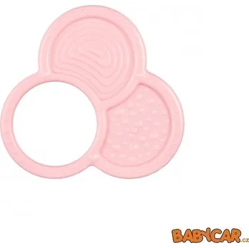 CANPOL BABIES elastické kousátko Zmrzlina/Růžová