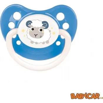 CANPOL BABIES silikonový dudlík anatomický BUNNY & COMPANY 6-18m 1ks Ovečka