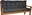Axin Trading Polstr na zahradní lavičku 2x 137 x 46 cm, tmavě šedý melír