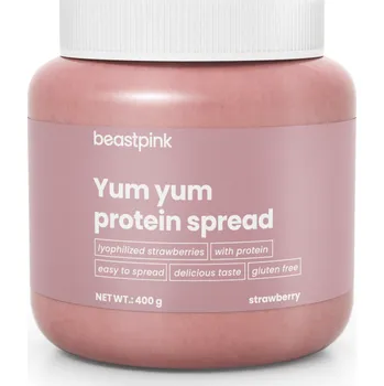 BeastPink Yum Yum Proteinová pomazánka 400 g jahoda