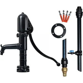 Čerpadlo Kovoplast & proStudnu Ruční pumpa NP 75 T, KOMPLET S MONTÁŽÍ 1. Zvolte barvu pumpy: ČERNÁ (RAL 9005), 2. Zvolte hloubku studny: 2 m