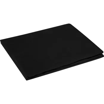 Prostěradlo SATÉNOVÉ PROSTĚRADLO DINA 100X200 CM, VÝŠKA 25 CM ČERNÉ