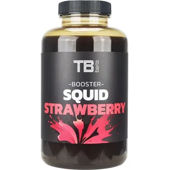 Návnadové aroma TB Baits Booster Squid Strawberry 500 ml