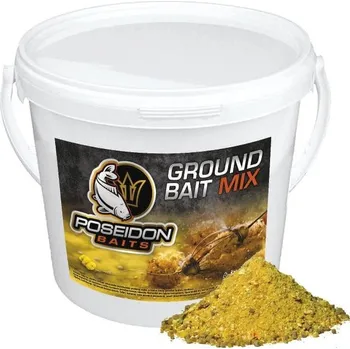 Návnadová surovina Poseidon Baits Grounbait 3kg - Med